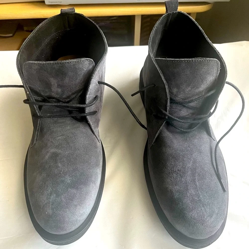 Men's Charcoal Chukka Boots
